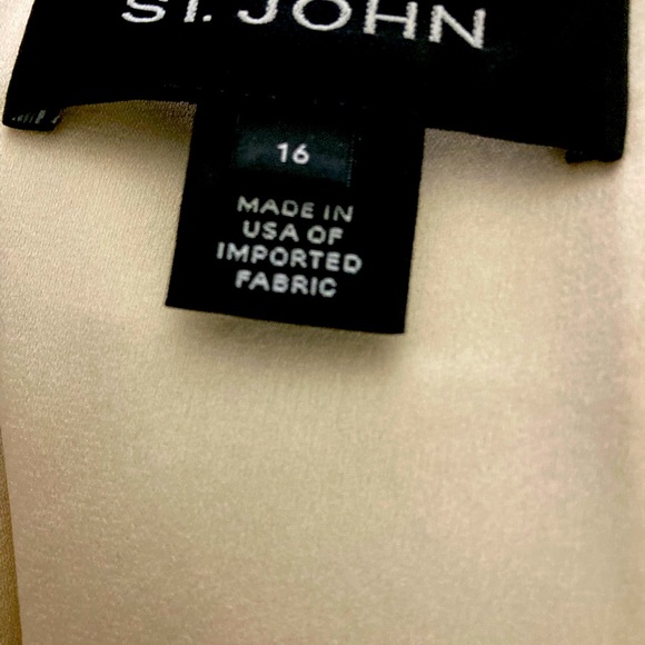 Women’s St John Cream Skirt sz16 - Picture 3 of 3